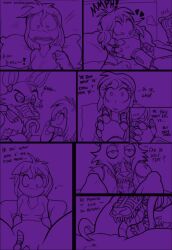 animatronic comic five_nights_at_freddy's five_nights_at_freddy's_4 fnaf foxy_(fnaf) kayla-na monsters_in_the_closet nightmare_foxy rape robot