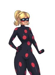 1girls 5_fingers animated antibug bodysuit cameltoe chloe_bourgeois clothing color colored female female_focus female_only game_cg gif human large_breasts miraculous:_tales_of_ladybug_and_cat_noir miraculous_ladybug skin_tight solo sprite standing tagme transparent_background valegor(artist)