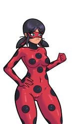1girls 5_fingers animated bodysuit cameltoe clothing color colored female female_focus female_only game_cg gif human ladybug_(character) miraculous_ladybug skin_tight_suit solo sprite tagme valegor(artist)