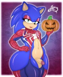 1boy 1femboy absurd_res anthro ass ass_focus bedroom_eyes big_ass big_thighs bottomless bottomless_male bubble_butt clothed clothing cosplay dumptruck_ass erection eulipotyphlan fat_ass femboy feminine feminine_male food fruit gigantic_ass girly halloween hedgehog hi_res holidays huge_ass huge_thighs legwear looking_at_viewer male male_only mammal narrowed_eyes plant pumpkin renegade-157 round_ass seductive sega solo sonic_(series) sonic_the_hedgehog sonic_the_hedgehog_(series) thick thick_ass thick_boy thick_thighs thigh_highs