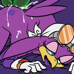 anthro bandana cum female glasses insertion saltcore sonic_(series) swallow tagme wave_the_swallow