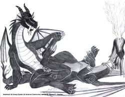 2girls anthro black_and_white crossover cynder disney disney_villains dragon female female/female feral feral_on_feral fire_breathing lesbian maleficent monochrome pussy_juice scissoring sketch sleeping_beauty_(1959_film) spyro_the_dragon t_dharken tribadism yuri