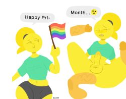 2d anal_sex big_butt emoji_(race) emoji_boi emojifam_(sssir8) femboy gay girly lgbt_pride male no_outlines pride pride_flag slobbyslapper sssir sssir8