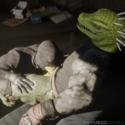 1:1 2023 2boys 3d 3d_(artwork) 3d_animation animated anthro balls body_part_in_mouth clothed clothing conditional_dnp day diffusedlizard digital_media_(artwork) dorohedoro duo erection fellatio gay genitals hi_res human humanoid humanoid_genitalia humanoid_on_humanoid humanoid_on_male humanoid_penetrated humanoid_penis inside kaiman_(dorohedoro) light lizard looking_at_viewer loop male male/male male_on_humanoid male_only male_penetrated male_penetrating male_penetrating_male mammal mask moan muscular muscular_male oral partially_clothed penetration penile penis plantigrade reptile scales scalie sex short_playtime sitting sound sound_warning tagme video voice_acted watermark widescreen yaoi