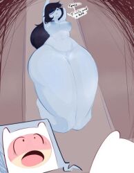 adventure_time finn_the_human marceline mojiuwu naked peeping tagme