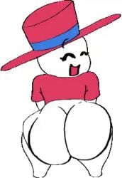 1boy animated ass ass_focus big_ass big_butt bottomless butt cute fat_ass fat_butt femboy hat huge_ass huge_butt lofa lofasnofa looking_at_viewer looking_back looking_back_at_viewer male male_only solo thick_ass thick_butt toony twerking