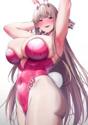 big_breasts bunny_girl bunnysuit goddess_of_victory:_nikke thick_thighs viper_(nikke) viper_(toxic_rabbit)_(nikke)