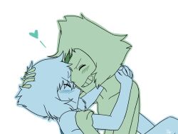 2girls artist_name convenient_censoring implied_nudity implied_sex implied_tribadism jearwork lapidot lapis_lazuli_(steven_universe) peridot_(steven_universe) steven_universe tagme wholesome yuri