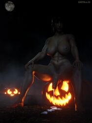 1futa 3d big_breasts big_cock big_penis black_hair blender brown_hair cock cum cum_drip cum_dripping cum_dripping_from_penis cum_on_floor dark-skinned_futanari dripping dripping_cum fareeha_amari futa_only futanari halloween hi_res highres huge_cock hung_futanari leaking_cum looking_at_viewer meaty_dick muscles muscular_futanari nipples overwatch overwatch_2 penis pharah post_orgasm pumpkin shotela3d tagme thick_cum thick_penis veiny_cock veiny_penis