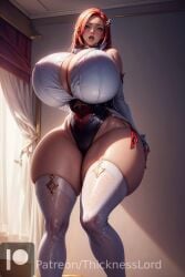 1girls absurd_res absurdres ai_generated big_breasts blush breasts curvaceous curves curvy curvy_body curvy_female curvy_figure curvy_hips female female_only green_eyes hi_res high_resolution highres huge_breasts league_of_legends legwear long_legs massive_breasts massive_thighs miss_fortune open_mouth pink_hair riot_games sarah_fortune shiny_skin solo solo_female solo_focus stable_diffusion star_guardian_miss_fortune star_guardian_series surprised thick_thighs thicknesslord voluptuous voluptuous_female white_legwear wide_hips