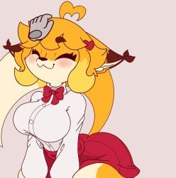 animated ass big_breasts breast_jiggle breasts fat_ass fluffy fluffy_ears fluffy_tail furry gif happy head_pat headpat jasminthemanticore jiggling_breasts long_tail plush smile tagme tail tailwag wholesome