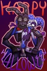 anal anal_sex animatronic balls big_balls bodily_fluids caloxya canon_appearance claws clothing cum cum_in_ass cum_inside cuntboy cuntboy_sans_balls daycare_attendant_(fnaf) diphallia diphallism drooling duo exposed_endoskeleton fangs five_nights_at_freddy's five_nights_at_freddy's:_security_breach five_nights_at_freddy's_4 fool's_hat genital_fluids genitals glowing glowing_genitalia glowing_penis glowing_tongue gradient_background gradient_penis half-closed_eyes happy_halloween hat headgear headwear herm hermaphrodite humanoid intersex intersex/male jester lagomorph leporid looking_at_another machine male maleherm mammal moondrop multi_genitalia multi_penis narrowed_eyes nightmare_bonnie on_lap penetration penis penis_tentacles pussy rabbit robot saliva scottgames sharp_claws sharp_teeth simple_background size_difference steel_wool_studios teeth tentacle text tongue tongue_out triphallia tusks withered