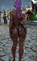 3d ass bdo bimbo black_desert_online cow_tits cumdumpster dark_elf degradation elf elves huge_ass huge_breasts humiliation tattoo tattoos udders