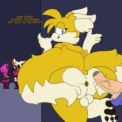 absurd_res anal anal_sex anus ass backsack balls chibitay disembodied_penis femboy genitals hi_res imminent_sex male pawpads paws penetration penis presenting presenting_hindquarters sega sonic_(series) sonic_the_hedgehog sonic_the_hedgehog_(series) spread_butt spreading tails