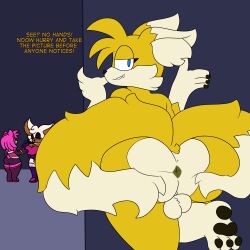 absurd_res anal anal_sex anus ass backsack balls chibitay femboy genitals hi_res pawpads paws penetration presenting presenting_hindquarters sega sonic_(series) sonic_the_hedgehog sonic_the_hedgehog_(series) spread_butt spreading tails