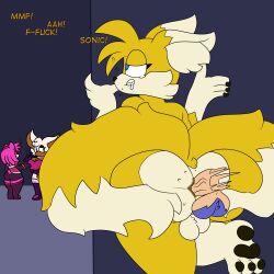 absurd_res anal anal_sex anus ass backsack balls chibitay disembodied_penis femboy genitals hi_res male pawpads paws penetration penis presenting presenting_hindquarters sega sonic_(series) sonic_the_hedgehog sonic_the_hedgehog_(series) spread_butt spreading tails