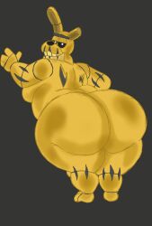 1boy ass big_ass big_butt fat_ass fat_butt five_nights_at_freddy's five_nights_at_freddy's_3 fnaf gay looking_back male male_only presenting presenting_hindquarters solo solo_focus springtrap springtrap_(fnaf) thick_ass thick_butt william_afton