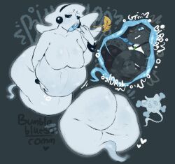 anthro anthro_prey ass bbw belly belly_expansion big_belly big_breasts big_butt breasts bubble_butt bumbleblues burp burping chubby_female commission digestion fat_ass fat_butt fat_thighs fatal_vore female_pred ghost ghost_girl ghost_pred holding_belly inside_stomach inside_view male_prey milf milf_pred older_female post_digestion post_vore skull skull_and_crossbones sloshing_belly soft_ass soft_belly stomach_expansion thick_thighs thighs vore vore_belly voredragon12345