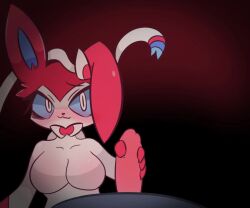 1boy 1girl 1girls 2023 2d :3 animated anthro anthrofied blue_sclera breasts cum cumshot duo eeveelution featureless_breasts female furry game_freak generation_6_pokemon genitals handjob infinite_cum looking looking_at_penis loop male male/female male_pov medium_penis multicolored_body multicolored_fur nintendo no_nipples penis pink_body pink_fur pokémon_(species) pokemon pokemon_(species) pov ram_g_thunder red_penis ribbons shorter_than_30_seconds smile solo_focus sound sylveon tagme video white_body white_eyes white_fur