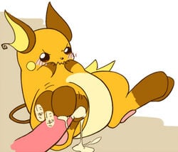 cum feet footjob lowres pokemon pokemon_(species) pokemon_only pokemon_rgby pokephilia raichu