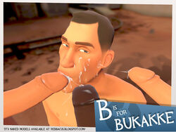 3d 4boys blowjob brown_hair bukkake cock_gobble cock_hungry cum_dripping_down_chin cum_hungry cum_in_mouth cum_on_chest cum_on_face cum_string dark_penis demoman dreamandnightmare english english_text erection fellatio garry's_mod gay giving_head glans_in_mouth going_down_on green_eyes half-closed_eyes human human_male human_only kneeling_oral_position looking_to_the_side male male_only mostly_offscreen_character multiple_boys multiple_penises nude oral_sex retracted_foreskin scout scout_(team_fortress_2) sex sniper sniper_(team_fortress_2) soldier soldier_(team_fortress_2) sucking_off team_fortress_2 text uncut yaoi