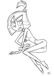 danny_phantom female female_only human sam_manson solo straight_hair tagme union_of_the_snake