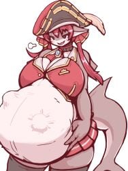 1girls 57mm after_vore animal_ears anthro anthro_only belly_expansion big_belly big_breasts cleavage furry furry_only hololive houshou_marine midriff miniskirt monster_girl navel pirate pirate_hat post_vore red_hair shark shark_girl shark_tail stomach_bulge tagme thick_thighs thigh_expansion unseen_character virtual_youtuber vore vore_belly vtuber wide_hips