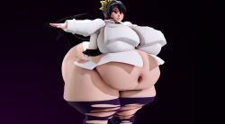 1girls 2023 3d absurd_res ass bbw belly black_hair breasts dumptruck_ass female female_focus filia_(skullgirls) front_view gigantic_ass gigantic_belly gigantic_breasts gigantic_thighs hips huge_ass huge_belly huge_breasts huge_thighs long_hair navel obese obese_female overweight overweight_female plump prevence red_eyes skullgirls solo solo_female solo_focus ssbbw t-pose thick_thighs thighs voluptuous wide_hips