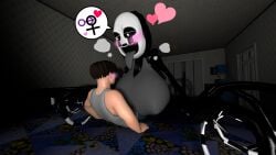 1boy 1girls 3d big_female breasts female female/male female_on_male five_nights_at_freddy's five_nights_at_freddy's_4 horny horny_female huge_boobs huge_breasts male marimike marionette_(fnaf) michael_afton nightmarionne puppet_(fnaf) source_filmmaker too_horny yuuki_momofox ♀ ♂