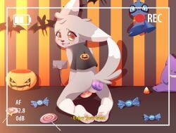 anal_penetration anthro balls candy chinchilla fur furry gengar halloween jack-o'-lantern looking_at_viewer male male_only minccino nash_(artist) penis pokémon_(species) pokemon pokemon_(species) recording shuppet tagme tail zubat