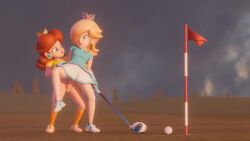 1futa 1girls 2023 3d 3d_animation animated big_breasts blonde_hair blue_eyes breasts brown_hair clothing cloud clouds crown dark_skin female full_body futa_on_female futanari futanari_penetrating golf golf_ball golf_club golf_course golf_outfit grass grass_field hipminky human intersex long_hair looking_at_another looking_away looking_pleasured looking_surprised loop looping_animation mario_(series) mario_golf mouth mouthful musicasnsfw nintendo one_eye_covered one_eye_obstructed open_mouth orange_hair outdoors pale_skin princess_daisy princess_rosalina public sex shirt shoes short_hair skirt socks sound sound_edit sportswear standing sunset tagme thighs thrusting video white_skin yellow_hair