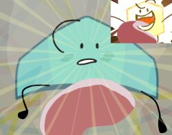 1boy1girl battle_for_dream_island bfb bfdi big_tongue foldy_(bfdi) licking licking_pussy loser_(bfdi) object_shows oral_sex plot_twist tpot