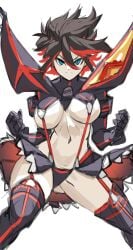 1girls belly belly_button big_breasts breasts curvaceous curvy enmanuelart20 female female_only kill_la_kill large_breasts matoi_ryuuko revealing_clothes senketsu solo tagme thick thick_thighs thighs tomboy tummy