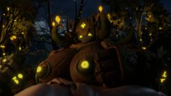 3d 3d_(artwork) 3d_animation animated big_breasts female forest_spirit_orisa handjob human human_on_robot male omnic orisa overwatch robot robot_girl snips456 snips456fur sound tagme video video_games