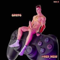 fortnite fortnite:_battle_royale gay grefg male male_only ps4_controller red_nehi solo thegrefg