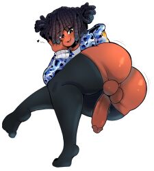 big_ass choker cock-tail dark-skinned_femboy dark-skinned_male dark_male_only dreadlocks femboy hoodie huge_ass huge_thighs maffe_cat male_only nail_polish pattern_clothing tagme thick_thighs thigh_squish thighhighs wide_hips