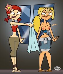 bridgette_(tdi) ilpanza tagme total_drama_(series) total_drama_island zoey_(tdi)