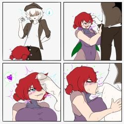 comic deepthroat hilder horny_female kooper_xd original_character smoking sucking_penis tagme