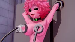 ahe_gao animated black_sclera boku_no_hero_academia bondage bound collar damsel_in_distress domination erect_nipples female female_focus female_only femsub helpless humiliation kidnapped large_breasts milking milking_machine mina_ashido my_hero_academia naked no_sound pink_hair pink_skin restrained sole_female solo squirming stationary_restraints suction_cup sweat tagme theneverhoodlum tongue_out video yellow_eyes