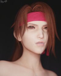 3d cumshot cumshot_in_mouth female final_fantasy final_fantasy_vii final_fantasy_vii_remake jessie_rasberry mouthful spilling tipsynd