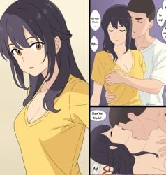 drunk itsuhamaart kimi_no_na_wa. missionary miyamizu_mitsuha netorare rape