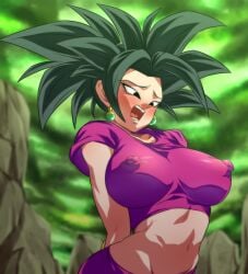 1girls 

 absurd_res absurdres base_form_kefla big_breasts black_hair blush breast_expansion breasts dragon_ball dragon_ball_super dragon_ball_z earrings embarrassed erect_nipples female female_focus female_only fusion hi_res high_resolution highres horny horny_female kefla large_breasts light-skinned_female light_skin midriff nipple_bulge nipples nipples_visible_through_clothing open_mouth potara_earrings rom saiyan solo solo_female solo_focus standing tight_clothing top_heavy tournament_of_power tummy