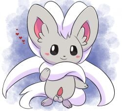 balls blush chinchilla cinccino furry heart hi_res male_only mincheeto penis pokémon_(species) pokemon semi-anthro tagme tail