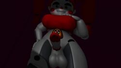 3d animatronic baby_(fnafsl) big_balls big_breasts big_penis big_thighs circus_baby circus_baby_(fnaf) dickgirl five_nights_at_freddy's five_nights_at_freddy's:_sister_location futa_only futa_solo futanari looking_at_viewer penis_towards_viewer scottgames solo solo_futa