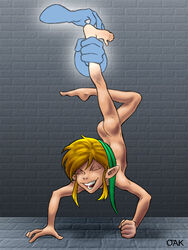 barefoot ghost hands link nude the_legend_of_zelda tickling wallmaster young