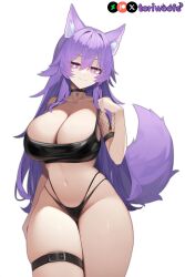 1girls ai_generated big_breasts big_breasts bikini breasts breasts breasts breasts curvy cute dog_ears dog_girl doggirl female female female_focus female_only goth highres hips huge_boobs huge_breasts kemonomimi light_skin light_skinned_female long_hair patreon_username petgirl petite purple_ears purple_eyes purple_hair purple_tail thick_thighs thighs thong tori toriwoofs watermark wavy_hair white_skin white_skinned_female wide_hips wolf_ears