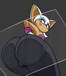 1girls anthro ass ass_focus bat big_ass big_butt bubble_ass bubble_butt glass huge_ass huge_butt lolotron6 rouge_the_bat sega sonic_(series) sonic_the_hedgehog_(series)