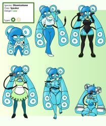 anthro blindfold bondage bondage bound chibi clothing female hi_res humanoid machine maid_uniform mammal monster_girl_(genre) mouse mouse_ears mouse_tail murid murine robot robot_anthro robot_humanoid rodent rottentuttifrutti speaker speaker_ears tail_wire uniform wire