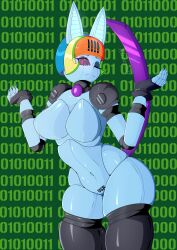 female khaezher looking_at_viewer nude nude_female robo-fortune robot skullgirls video_games