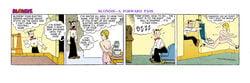 blondie_(comic) blondie_bumstead clothing comic_strip dagwood_bumstead edit female human mostly_nude tagme